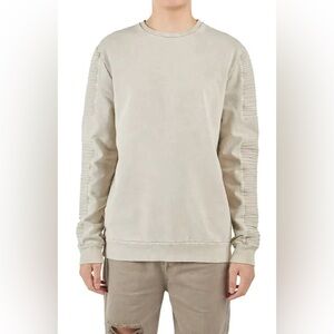 Nana Judy Nude Montana Crewneck Thick Sweatshirt Minimalist Moto Mens Sz Large